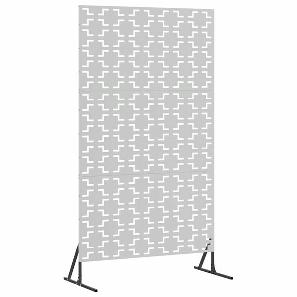 Brise-Vue Acier Blanc 100×180 cm — Extérieur