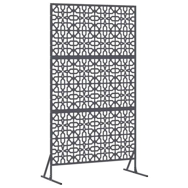 Paravent Brise-Vue Acier Noir Extérieur 100×180 cm