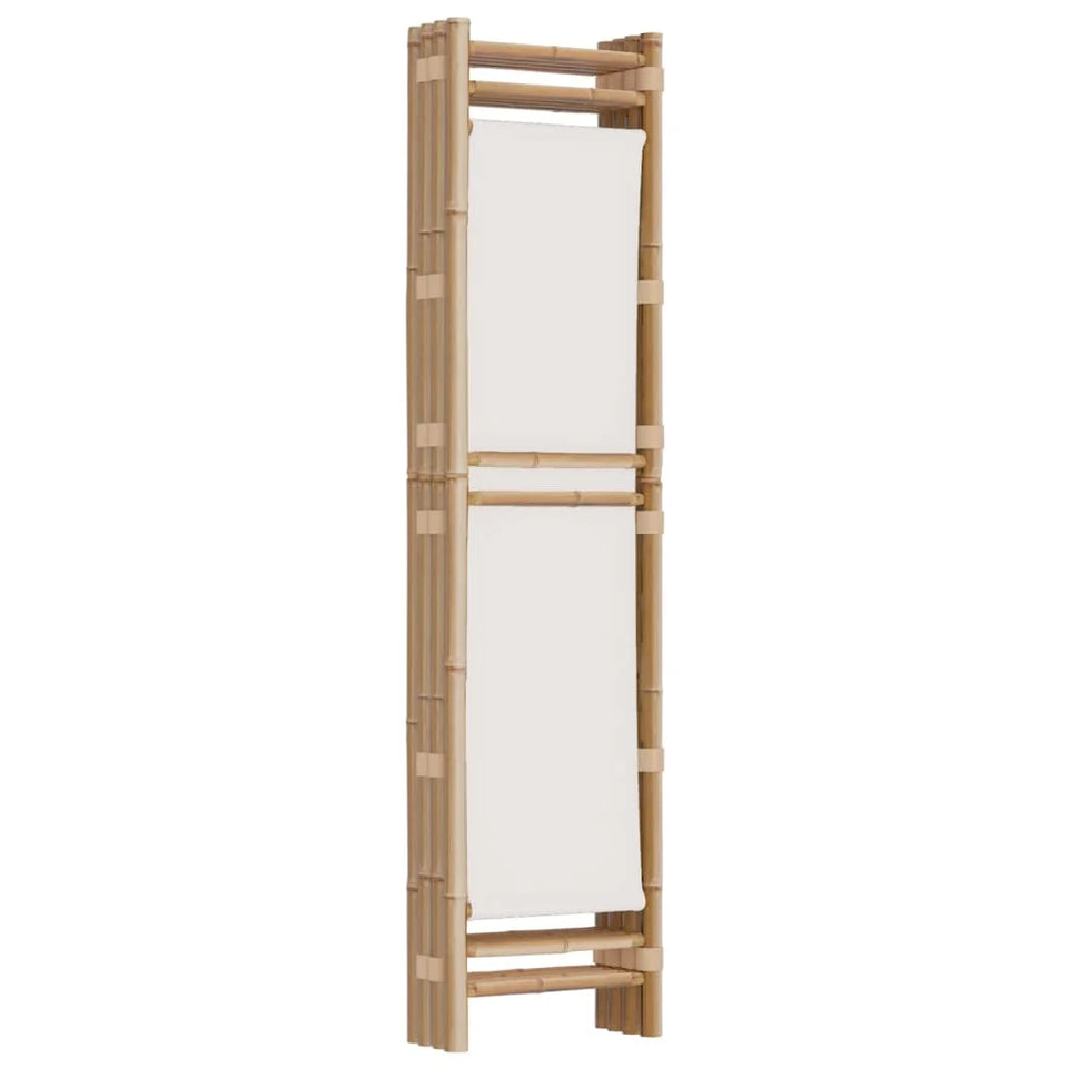 Paravent Bambou & Toile — Cloison Zen | 2 Largeurs au Choix
