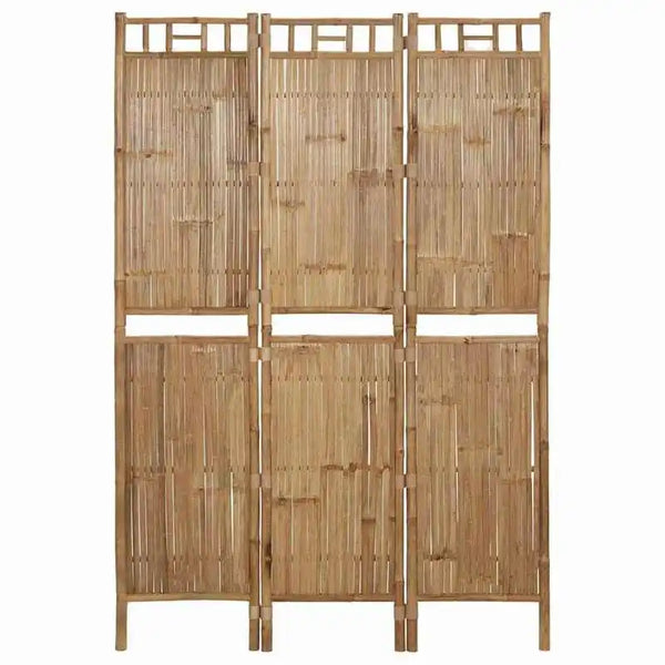 Paravent 3 Panneaux Bambou — Design Tropical & Look Naturel