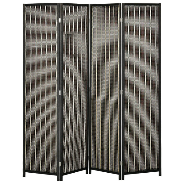 Paravent 4 Panneaux en Bambou — Grand Format Carré 180 × 180 cm
