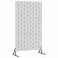 Brise-Vue Acier Blanc 100×180 cm — Extérieur