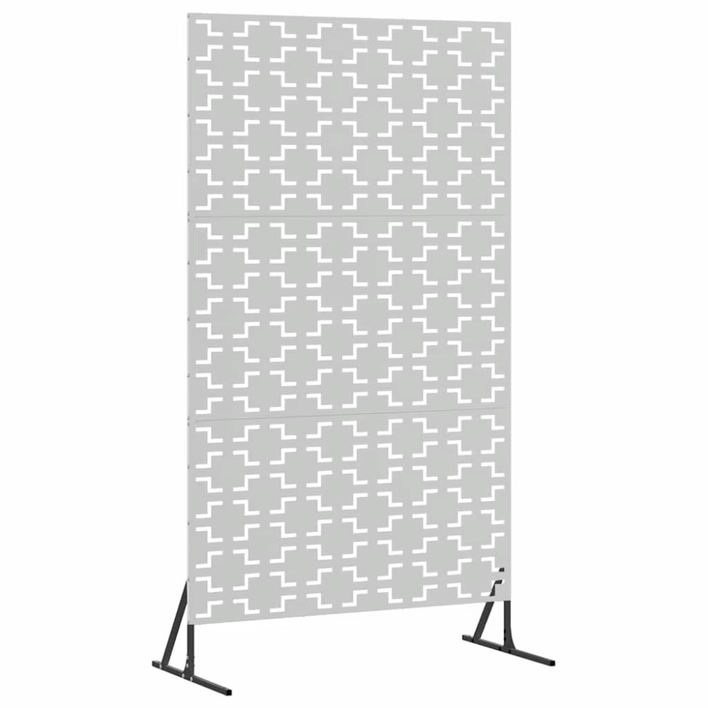 Brise-Vue Acier Blanc 100×180 cm — Extérieur