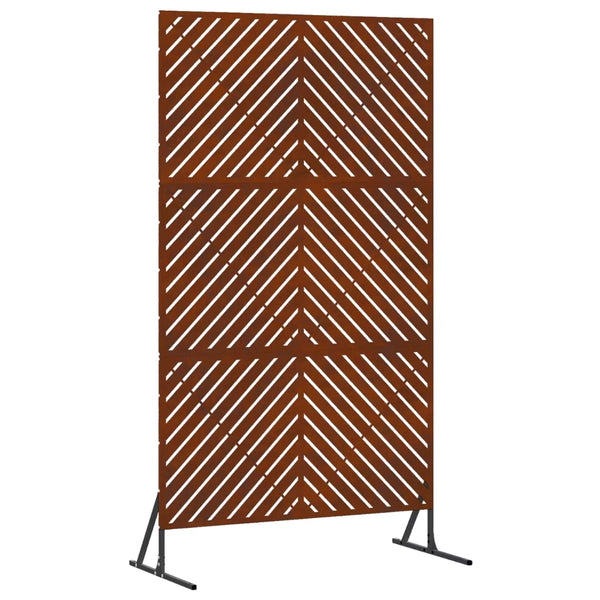 Brise-Vue Acier marrons 100×180 cm — Extérieur
