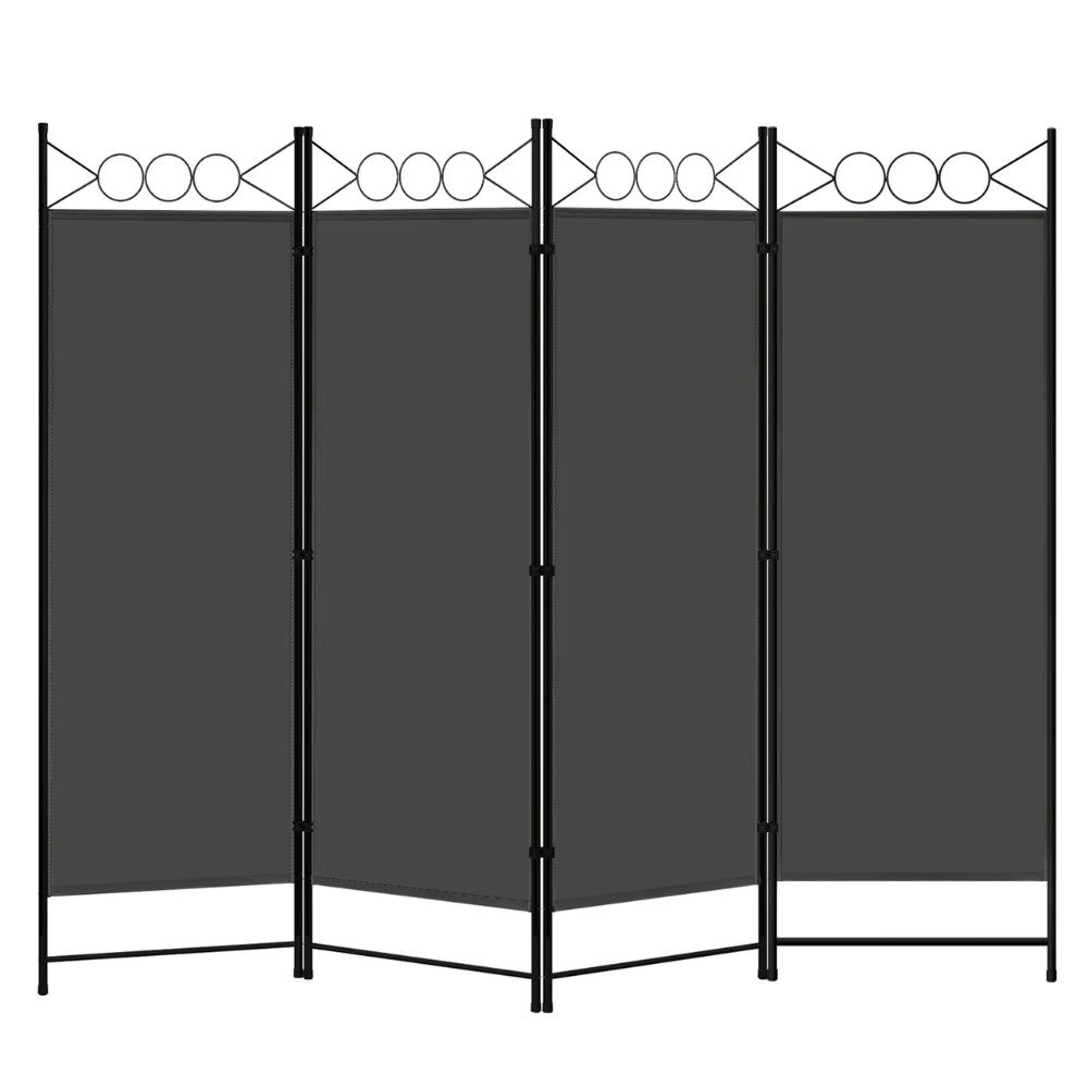 Paravent 3 Panneaux Tissu Pliable — Motif 2