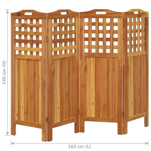 Paravent 3 Panneaux en Bois Massif — Séparateur Naturel & Robuste