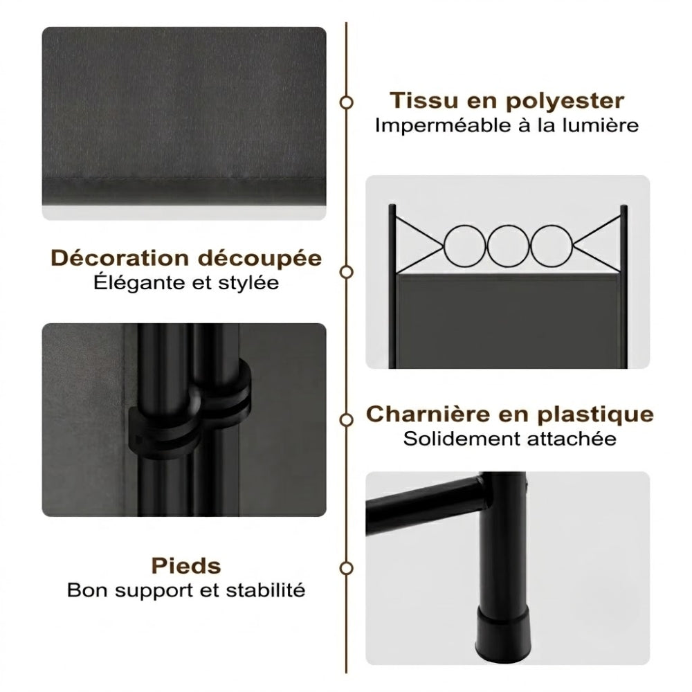 Paravent 3 ou 4 Panneaux — Cloison Polyvalente Intérieur & Extérieur