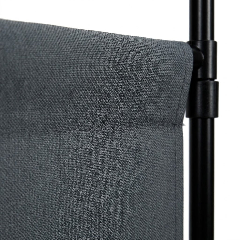 Paravent 4 Panneaux Gris Foncé 224×182 cm — Intérieur & Balcon