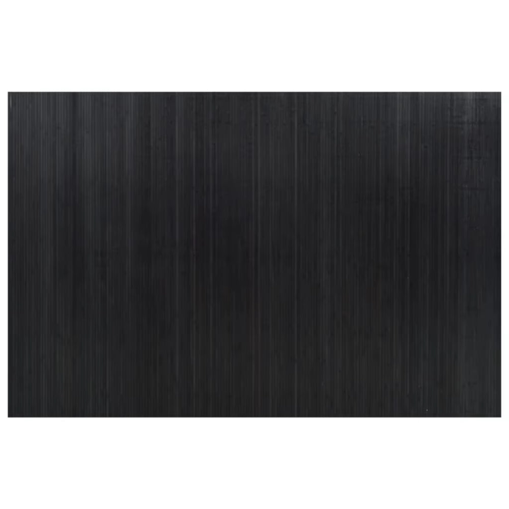 Paravent Bambou Grand Format Noir 165×600 cm — Modulable