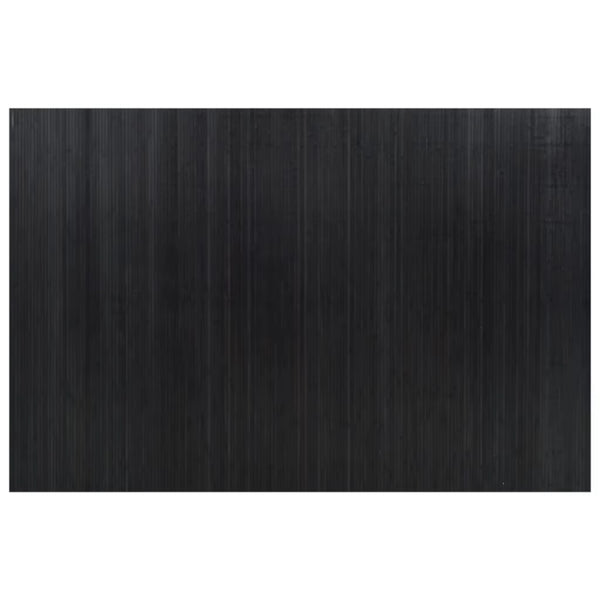 Paravent Bambou Grand Format Noir 165×600 cm — Modulable