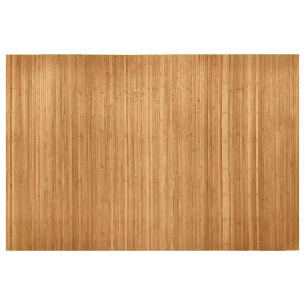 Paravent Bambou Grand Format Bois Foncé 165×600 cm — Modulable