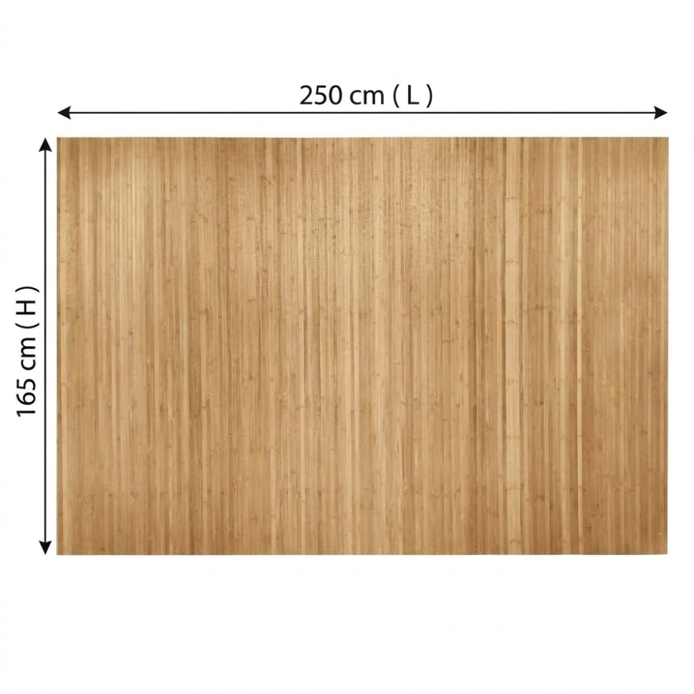 Paravent Bambou Naturel Enroulable 250 × 165 cm — Cloison Zen Opaque