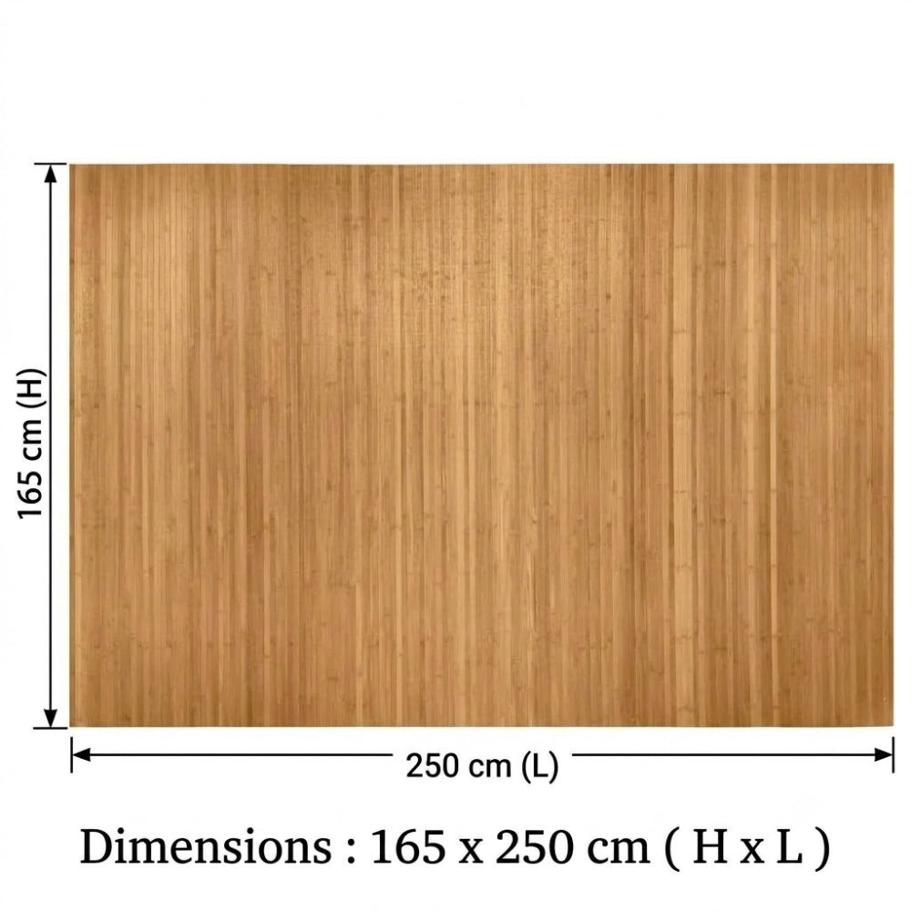 Paravent Bambou Naturel — Grande Largeur 250 × 165 cm