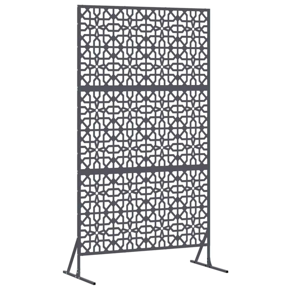 Paravent Brise-Vue Acier Noir Extérieur 100×180 cm