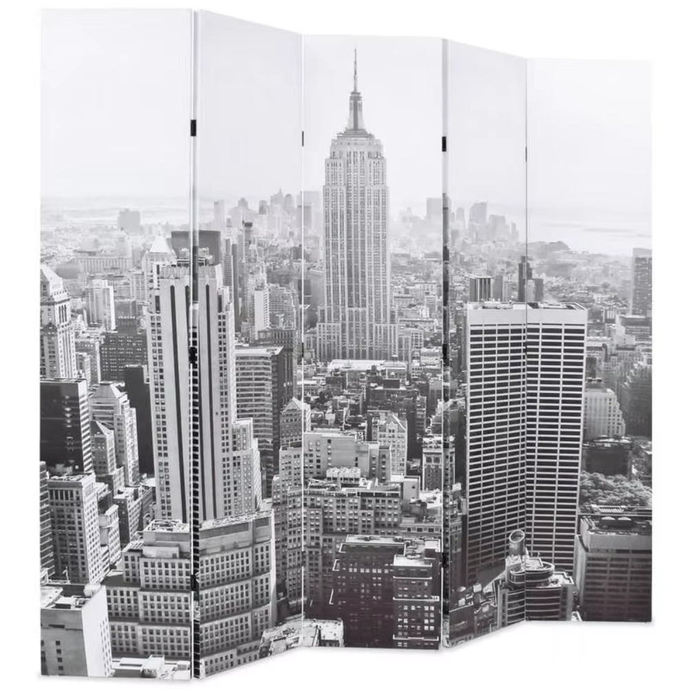 Paravent Cadre Bois & Toile Photo Imprimée — Cloison Décorative en 3 Dimensions