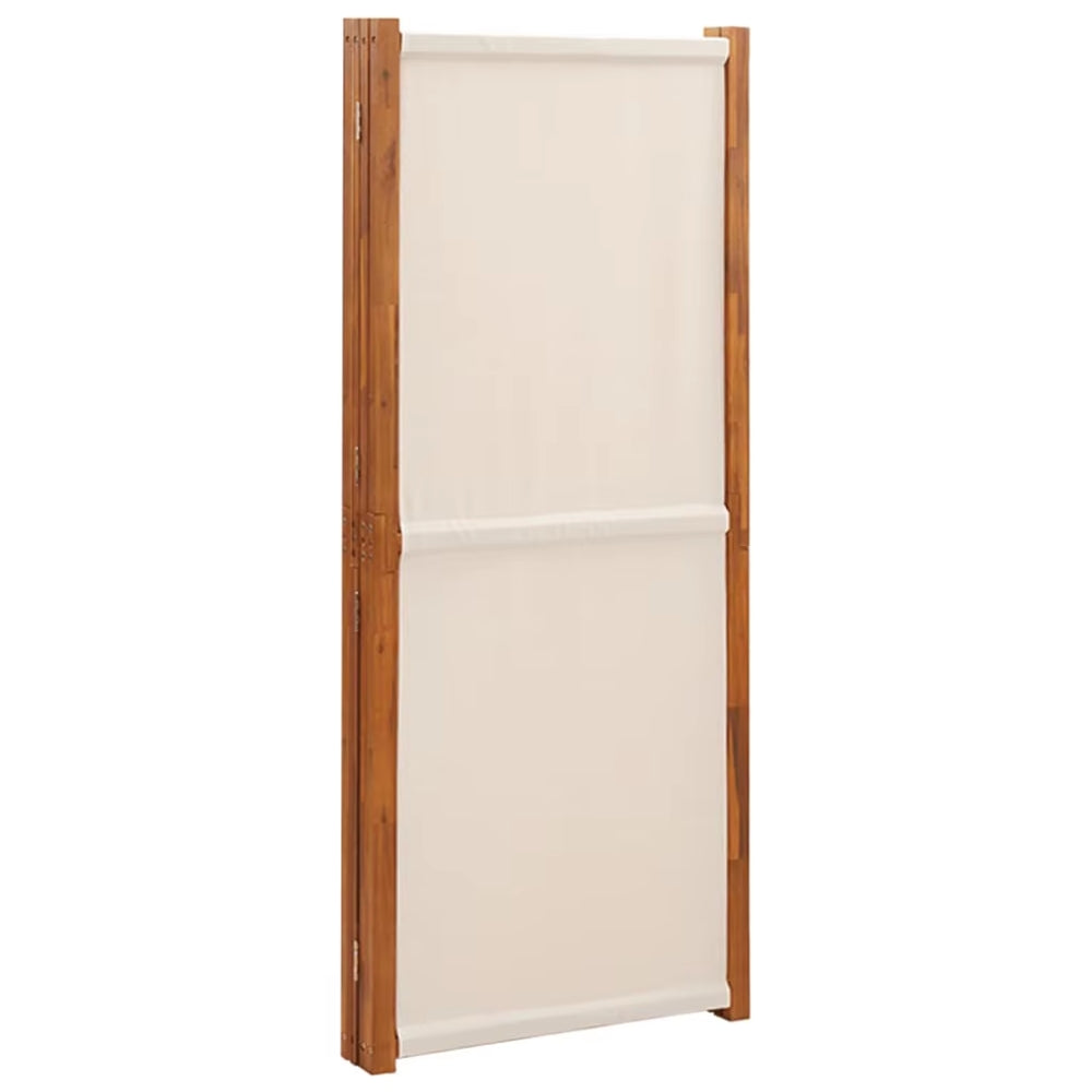 Paravent Cloison 4 Panneaux Gris Clair 280×180 cm