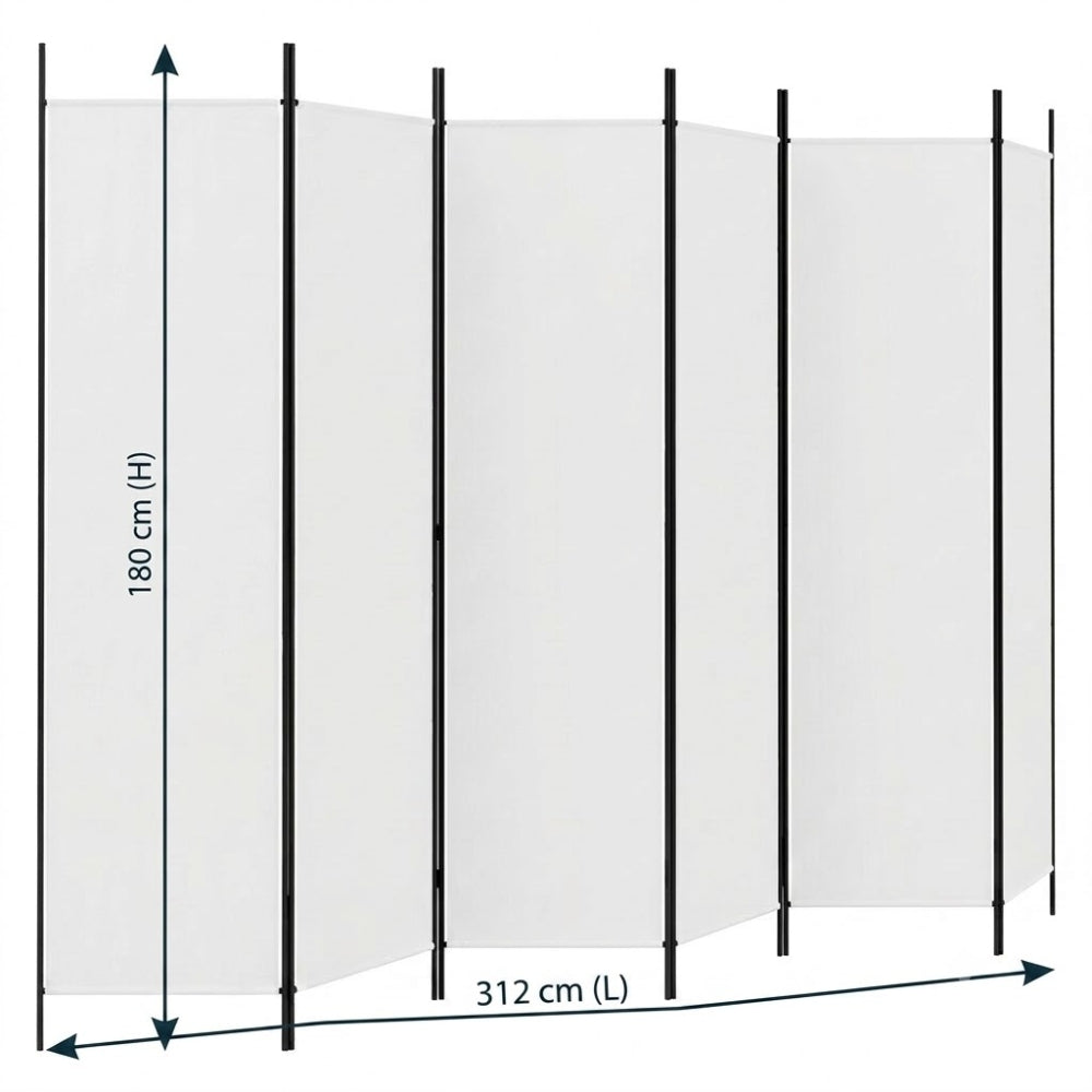 Paravent Tissu Translucide Pliable — Modèle 2