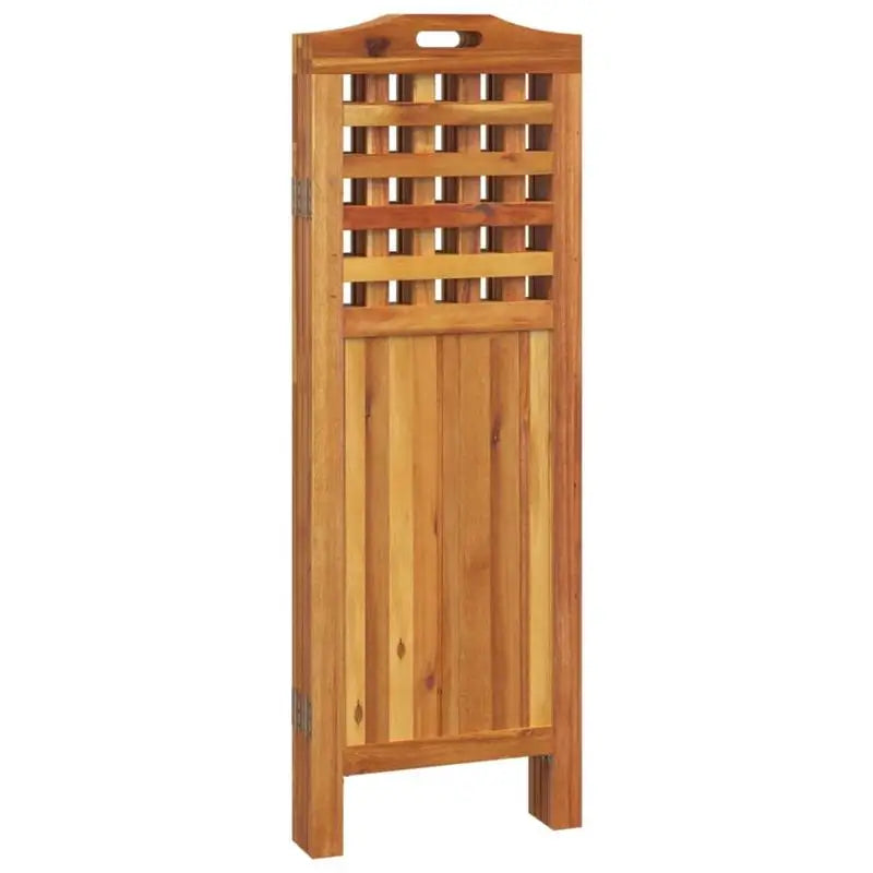 Paravent 3 Panneaux en Bois Massif — Séparateur Naturel & Robuste