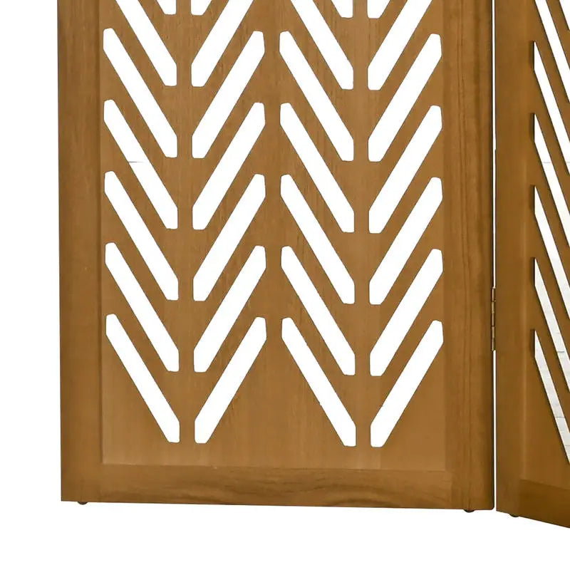 Paravent 4 Panneaux en Bois de Paulownia — Pliage Express, Design Naturel