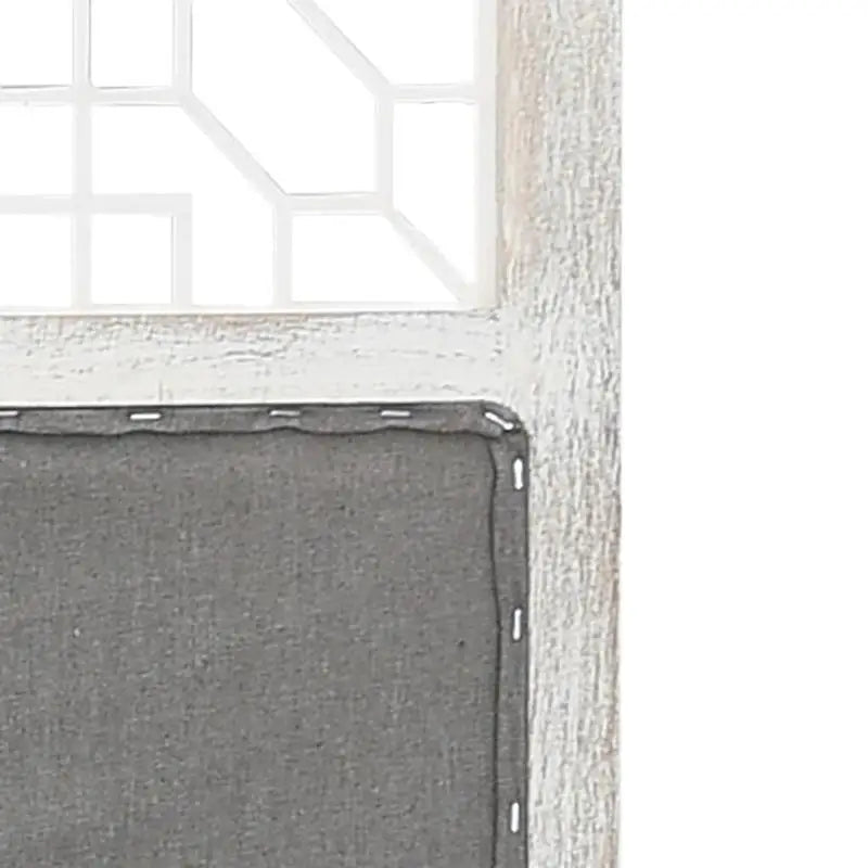 Paravent 3 Panneaux Tissu & Bois MDF — Cloison Élégante & Durable