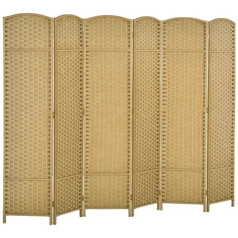 Paravent 6 Panneaux Bambou Design Nature — Cloison Généreuse 170 cm