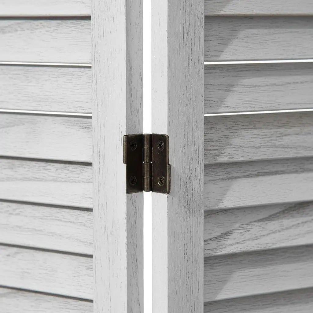 Paravent 6 Panneaux Bois à Lamelles — Cloison Architecturale 170 cm