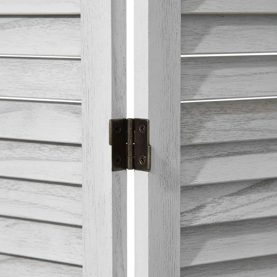 Paravent 6 Panneaux Bois à Lamelles — Cloison Architecturale 170 cm