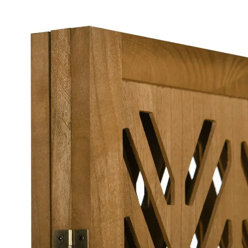 Paravent 4 Panneaux en Bois de Paulownia — Pliage Express, Design Naturel