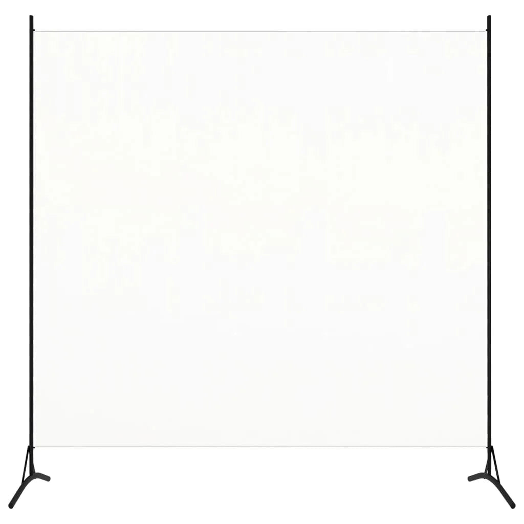 Paravent 1 Panneau Tissu Blanc — Cloison Légère & Épurée 175 × 180 cm