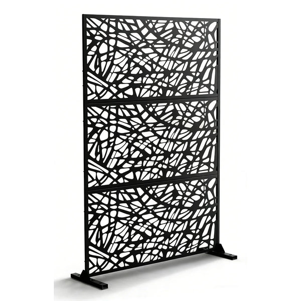 Panneau Acier Extérieur Anticorrosion Motif E — Jardin & Patio