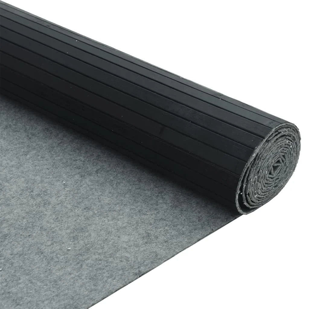 Paravent Bambou Noir Grand Format — Cloison XXL Naturelle & Graphique
