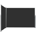 Paravent Rétractable Outdoor 6 m × 180 cm — Protection Solaire Anti-UV Gris & Noir