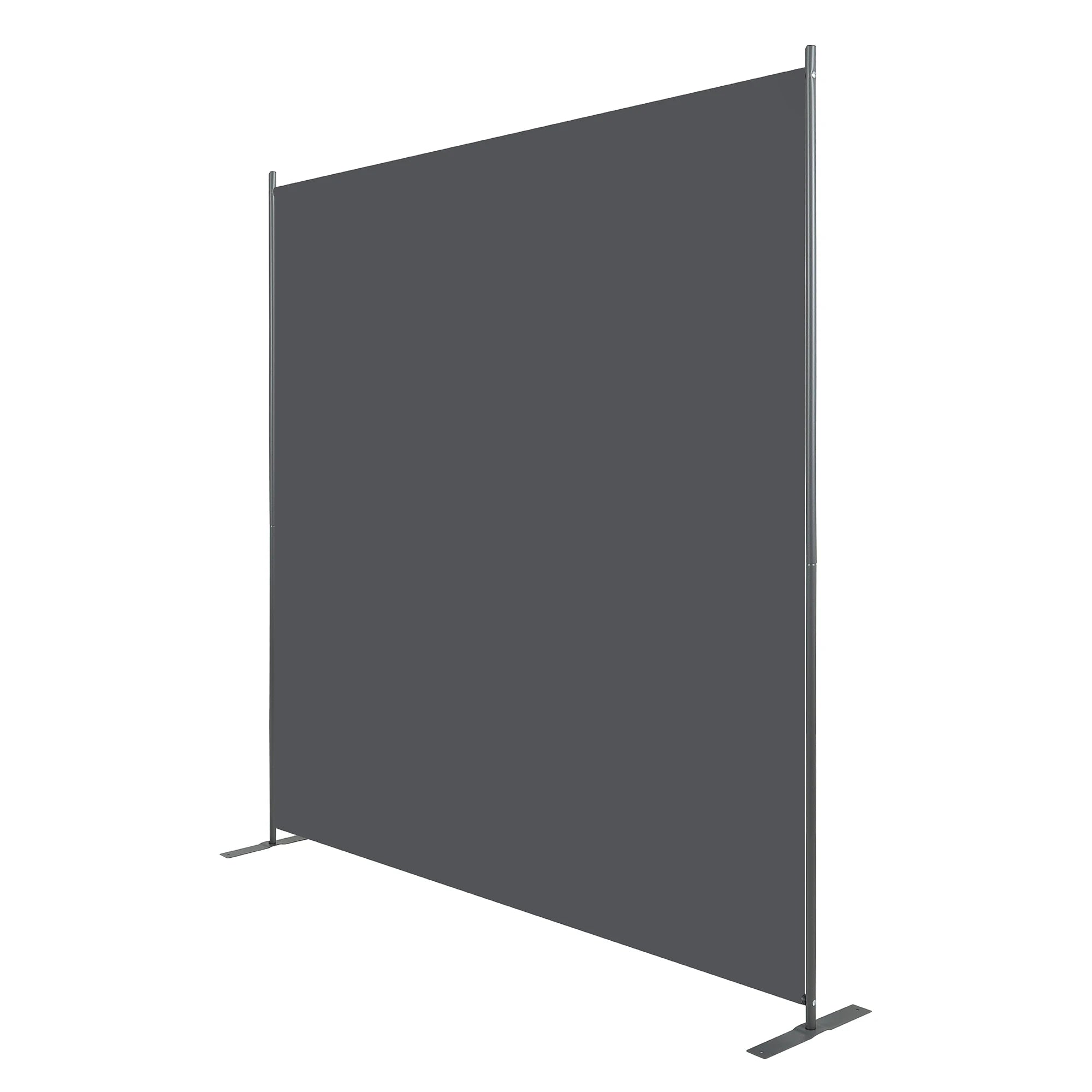 Paravent Tissu Gris Grand Format — Séparateur Carré 180 × 180 cm