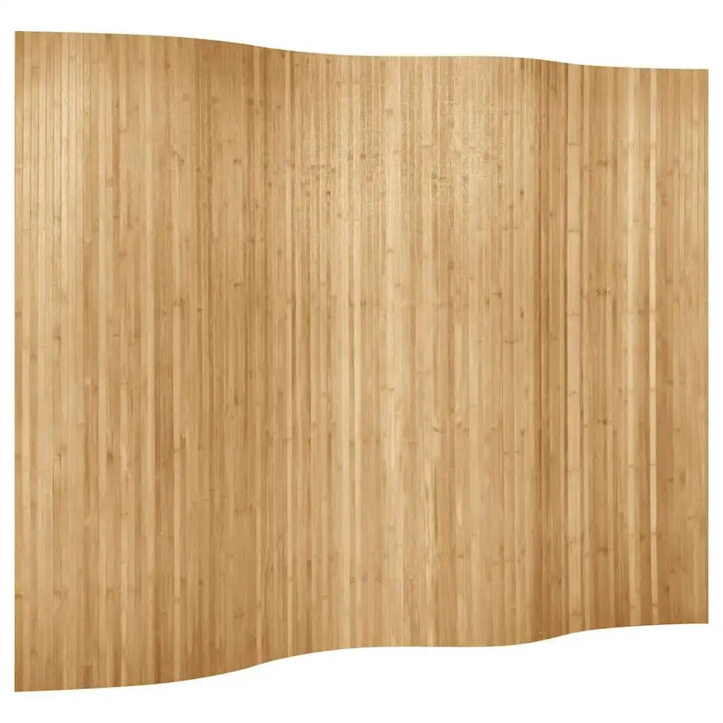 Paravent Bambou Naturel Pliable 250×165 cm — Modulable