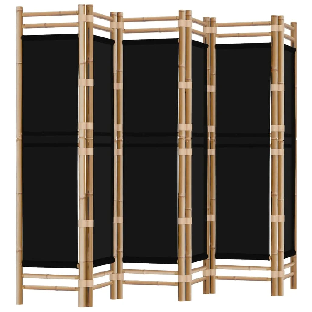 Paravent Bambou & Toile — Cloison Zen | 2 Largeurs au Choix
