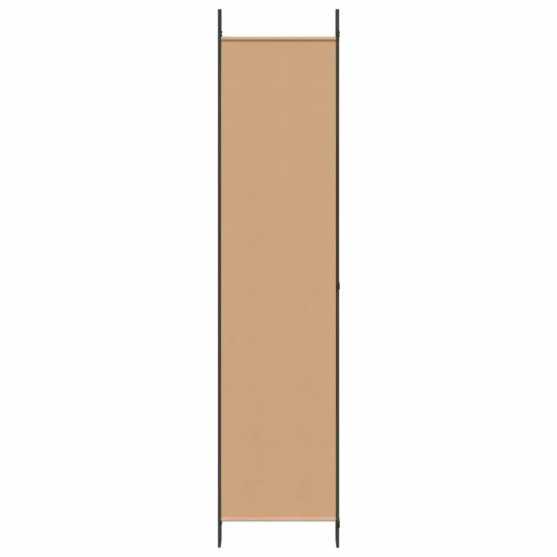 Paravent 5 Panneaux Tissu Beige — Grand Format 250 × 220 cm