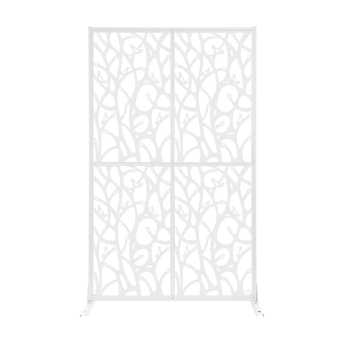Paravent Motif Oiseaux — Cloison Décorative Intérieur & Extérieur 115 × 183 cm