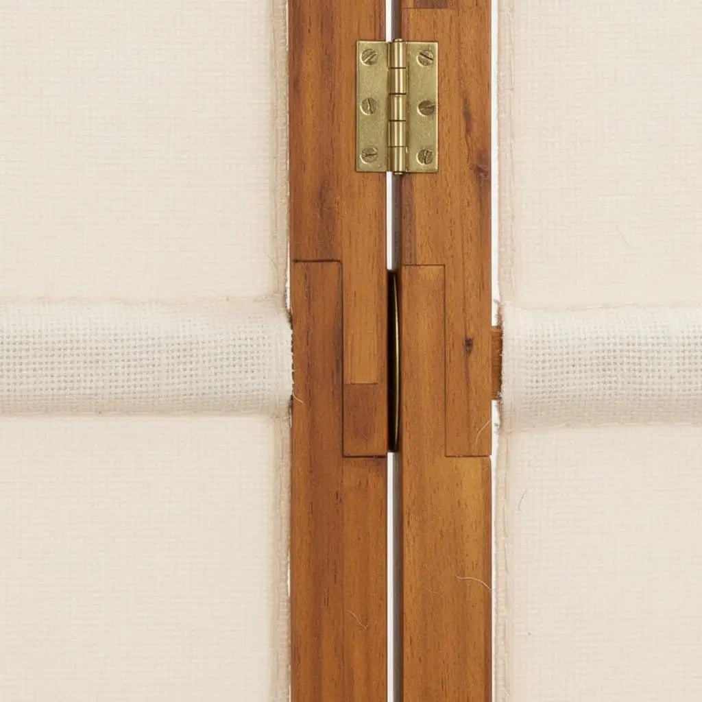 Paravent 3 Panneaux Crème & Blanc 210 × 180 cm — Cloison Légère Premium
