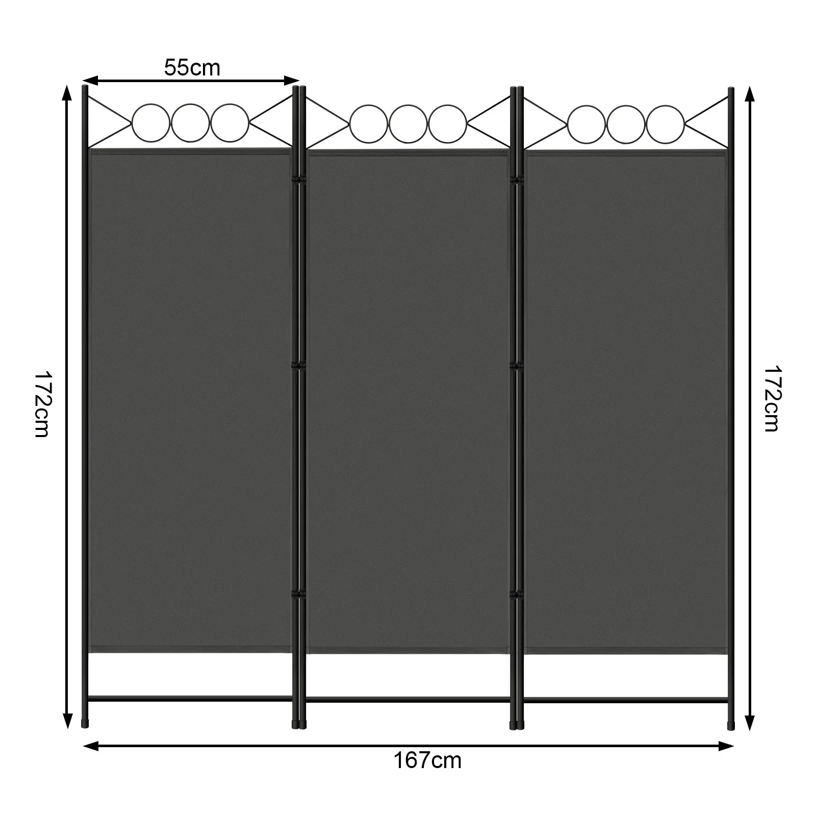 Paravent 3 ou 4 Panneaux — Cloison Polyvalente Intérieur & Extérieur