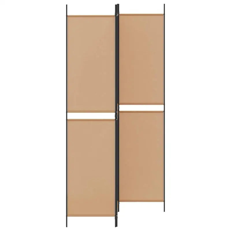 Paravent 3 Panneaux Tissu Beige 150 × 220 cm — Grande Hauteur, Chambre & Salon