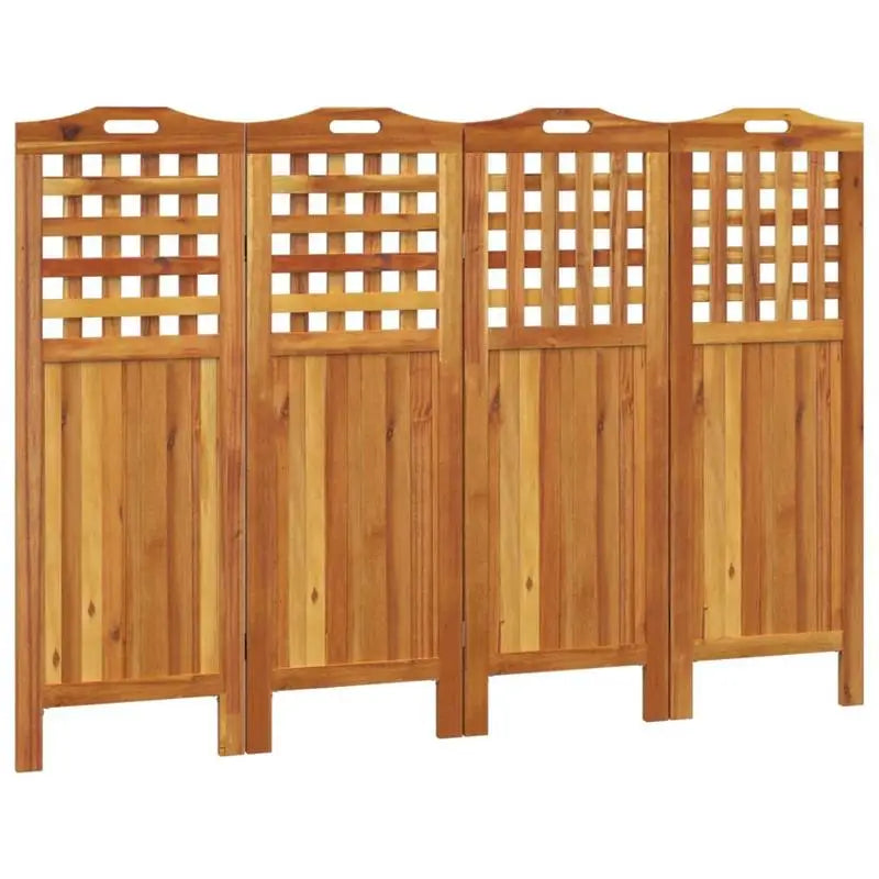 Paravent 3 Panneaux en Bois Massif — Séparateur Naturel & Robuste