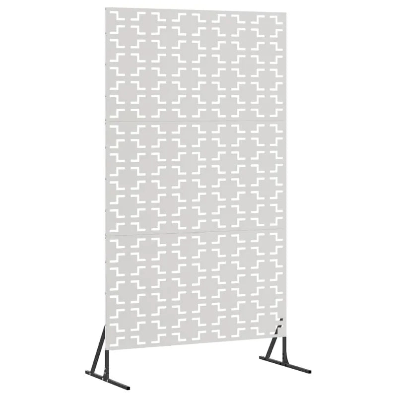 Paravent d'Extérieur en Acier Gris Anthracite 100×180 cm