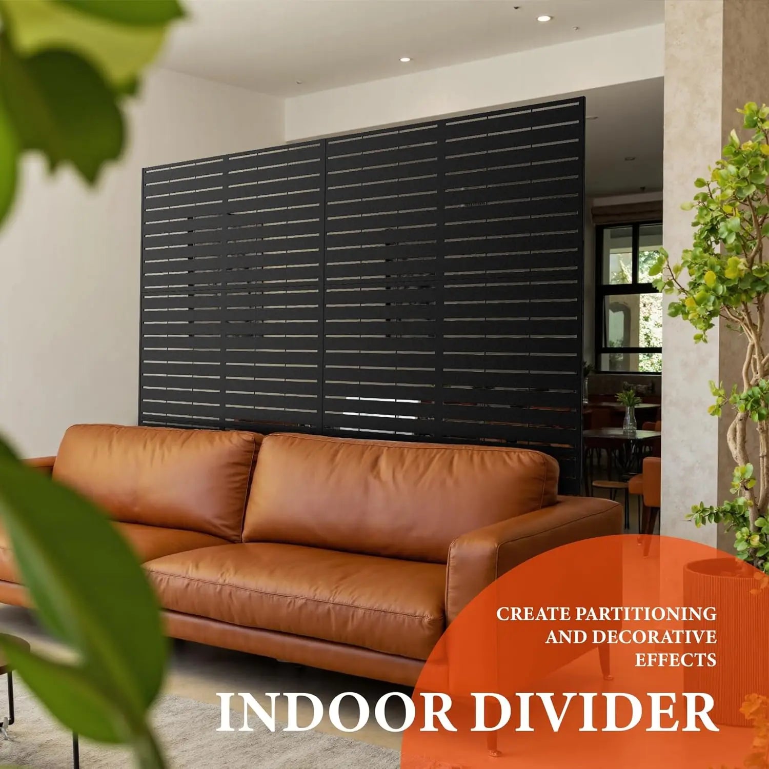 Panneau Brise-Vue Extérieur Décoratif — Clôture Jardin & Patio 120 × 183 cm