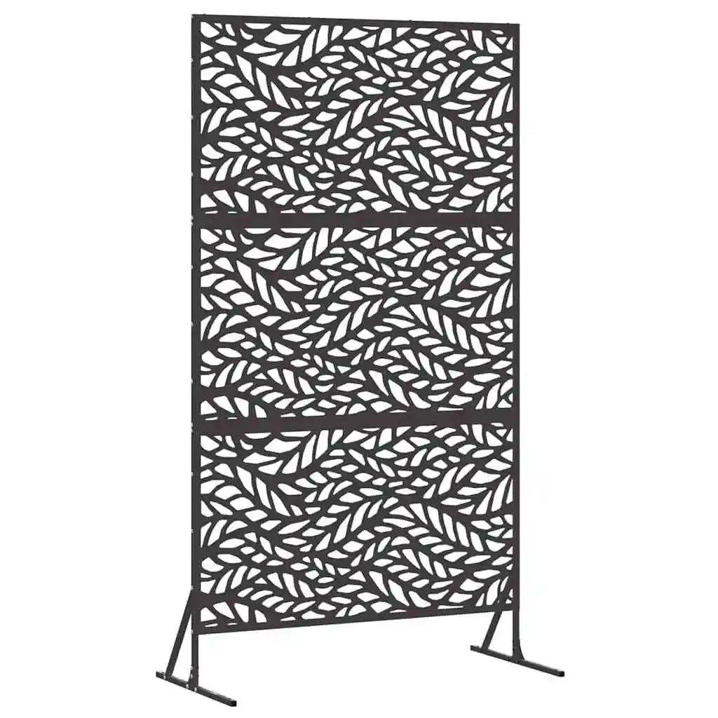 Paravent Métal Acier Noir — Cloison Industrielle 3 Panneaux 180 cm