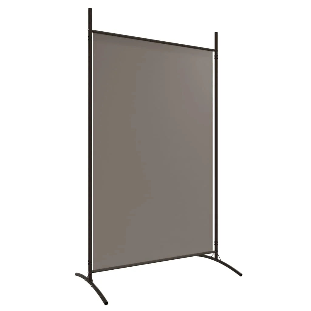 Paravent 4 Panneaux Tissu Anthracite — Grande Cloison 346 × 180 cm