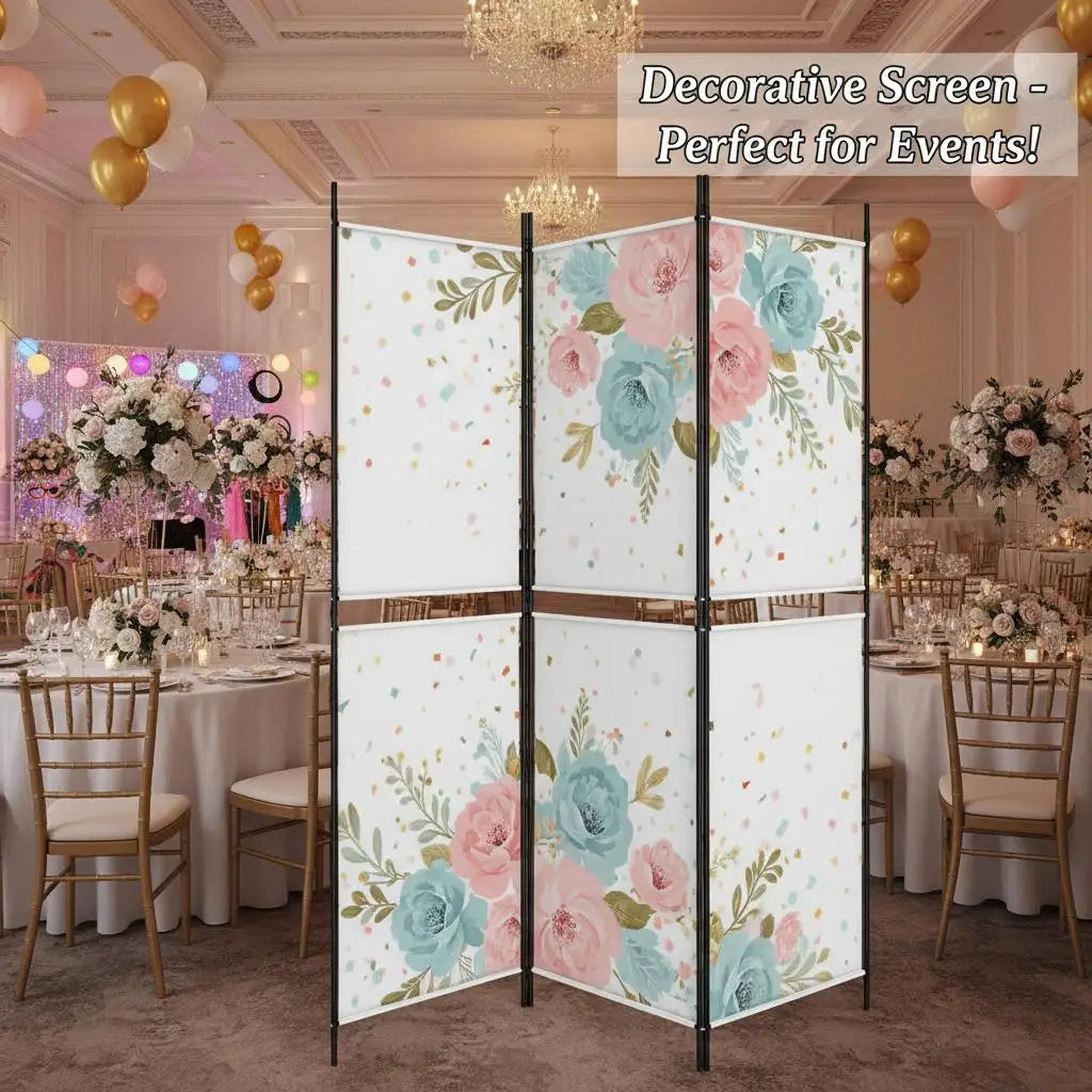 Paravent 3 Panneaux Tissu Blanc 150 × 180 cm — Cloison Bureau & Chambre