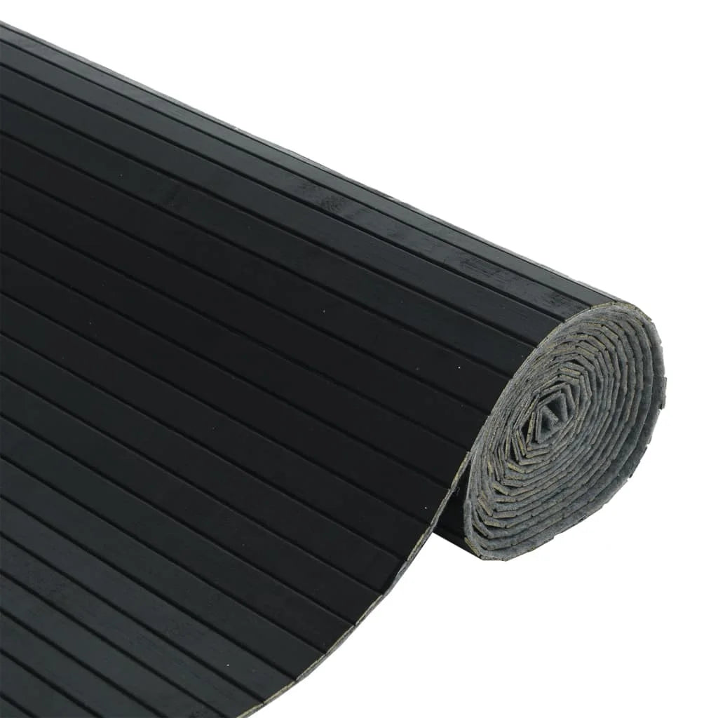 Paravent Bambou Noir Grand Format — Cloison XXL Naturelle & Graphique