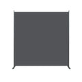 Paravent Tissu Gris Grand Format — Séparateur Carré 180 × 180 cm