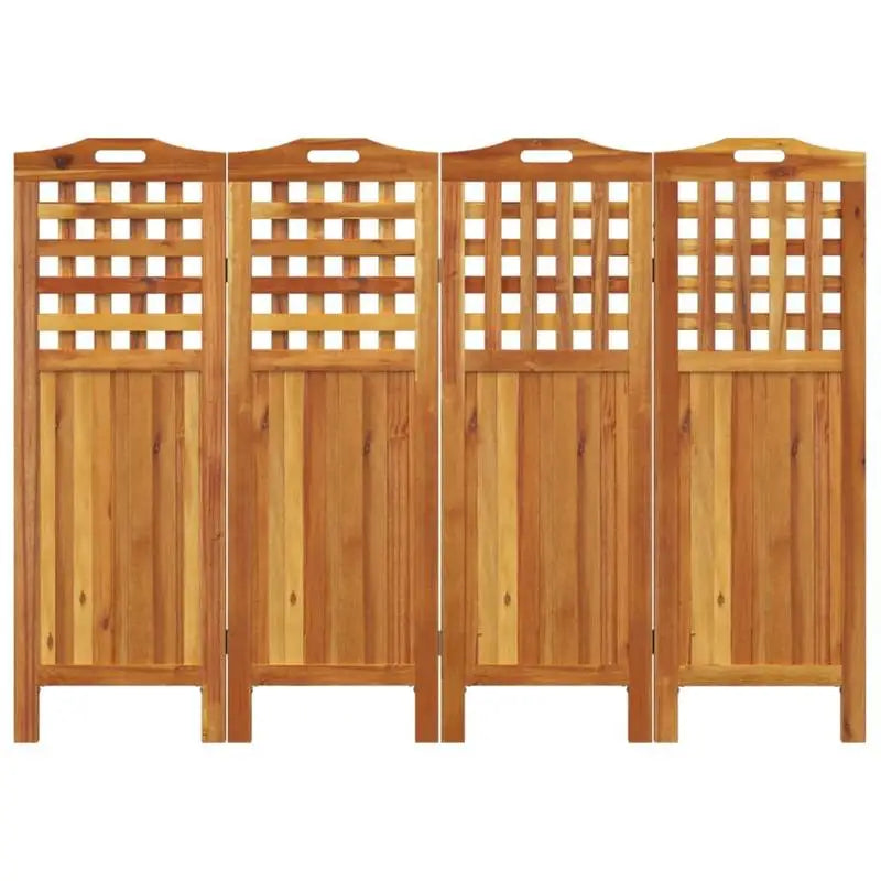Paravent 3 Panneaux en Bois Massif — Séparateur Naturel & Robuste