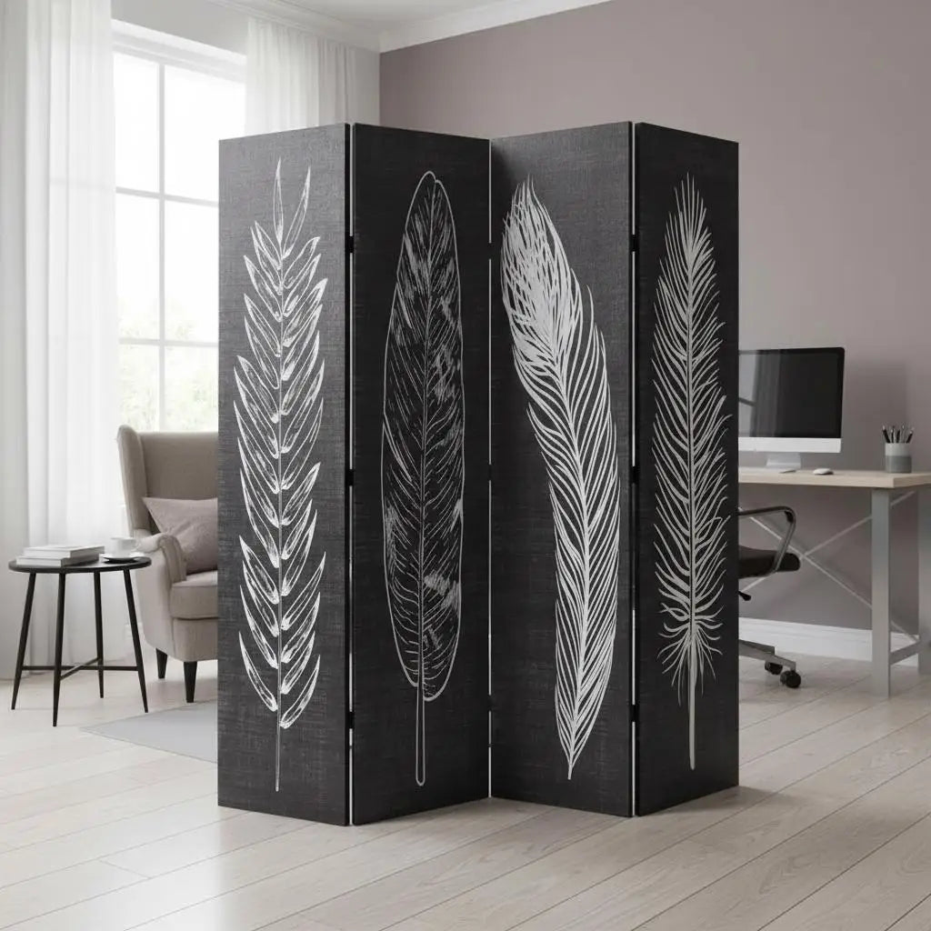 Paravent Polaire Imprimé sur Cadre Bois — Disponible en 4 Dimensions